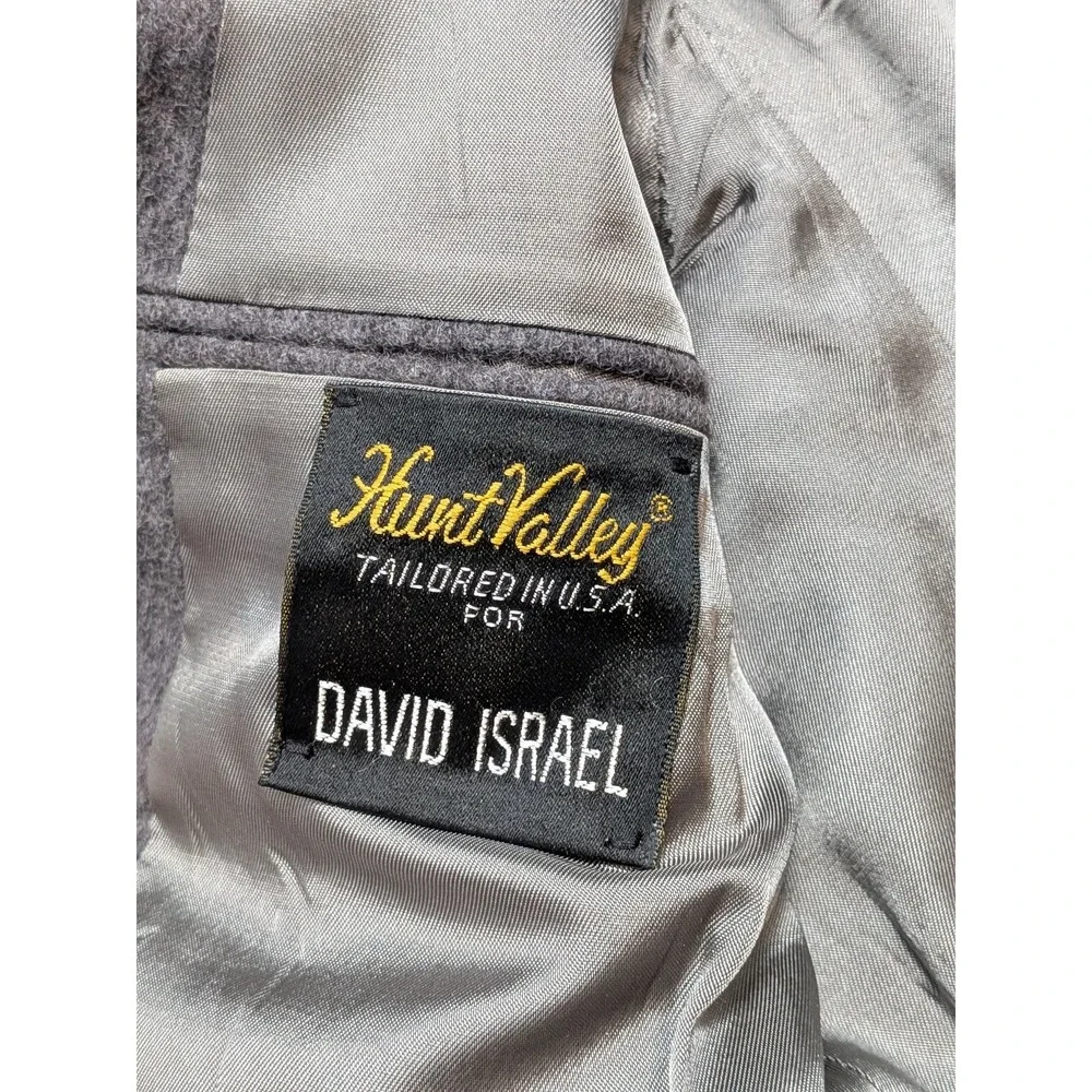 Hunt Valley Men's Blazer 38R Camel Hair Gray Sport Coat Jacket Made in USA